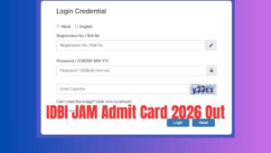IDBI JAM Admit Card 2026 Out, Download Hall Ticket for Assistant Manager and Junior Assistant Manager