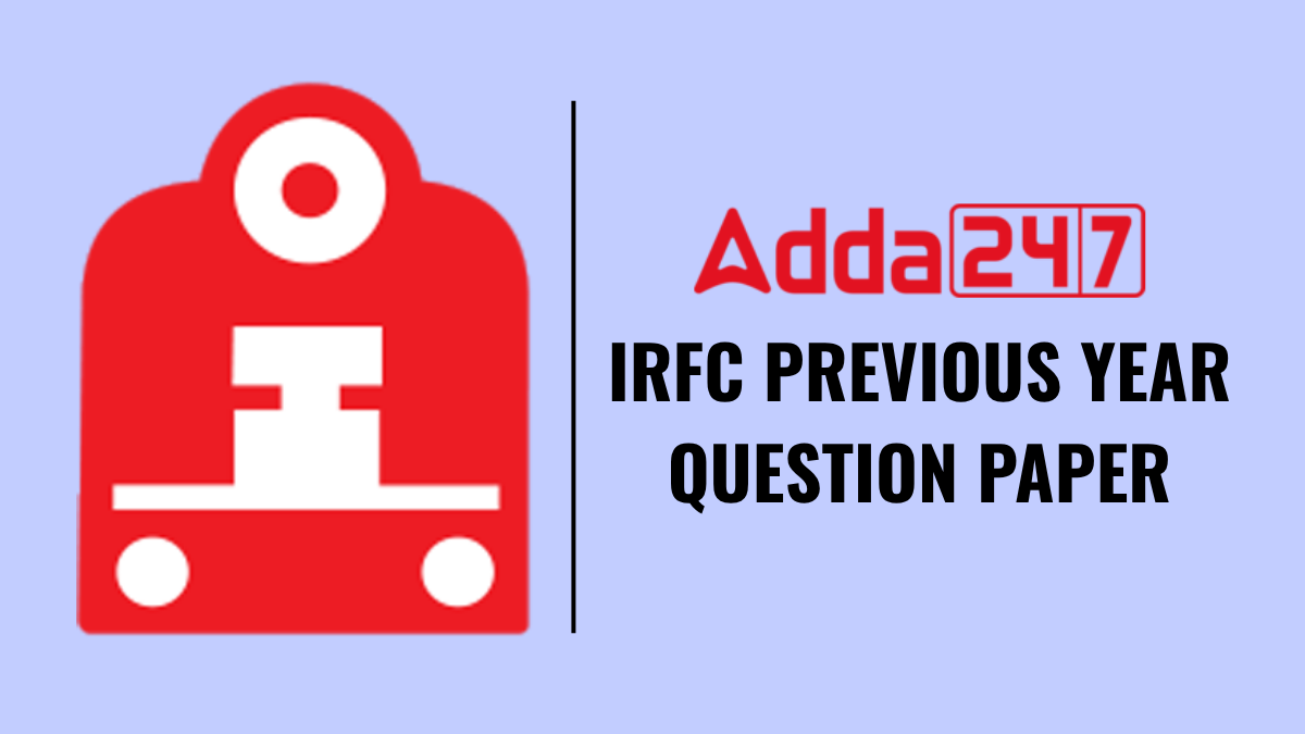 IRFC Previous Year Question Paper