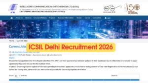 ICSIL Recruitment 2026 Notification Out for MTS and DEO Posts, Apply Online Started