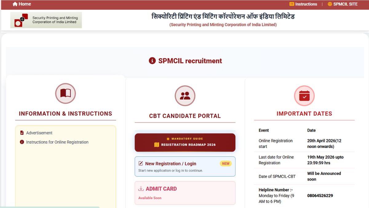 CNP Nashik SPMCIL Recruitment 2026