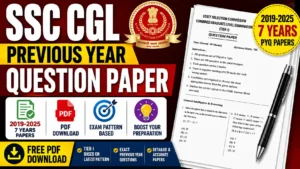 SSC CGL Previous Year Question Paper