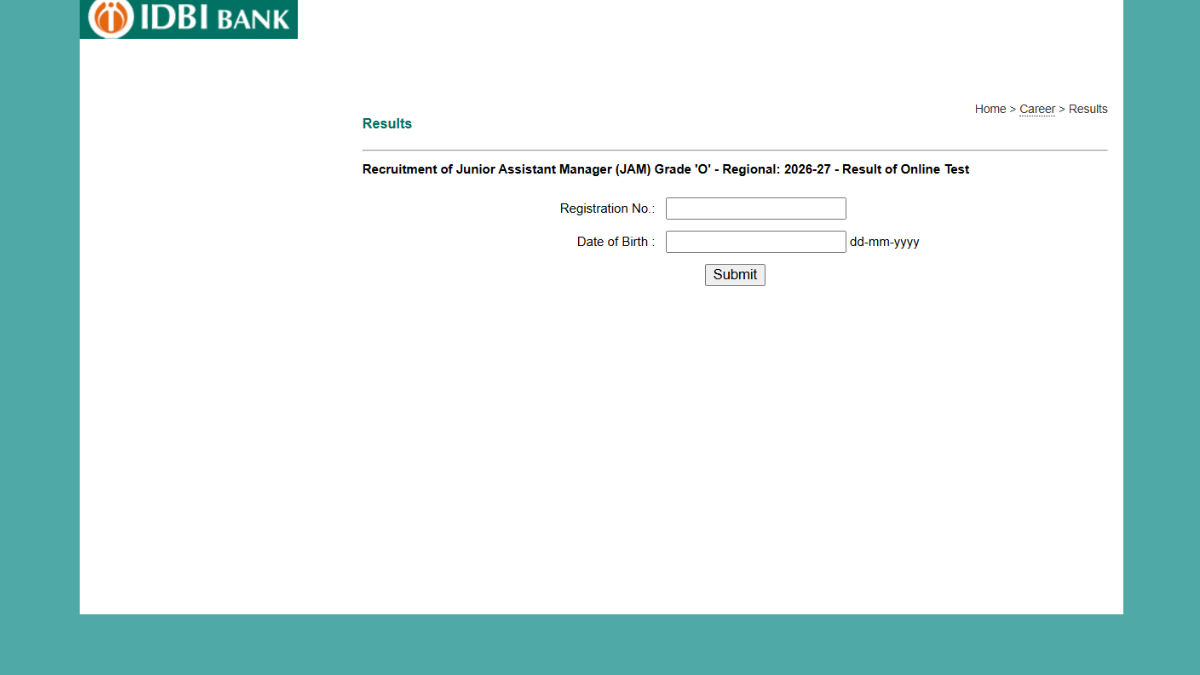 IDBI Result 2026