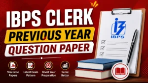 IBPS Clerk Previous Year Question Paper