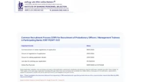 IBPS PO Apply Online 2026 Started at ibps.in, Direct Registration Link, Last Date, Fees, Steps to Apply
