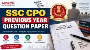 SSC CPO Previous Year Question Paper
