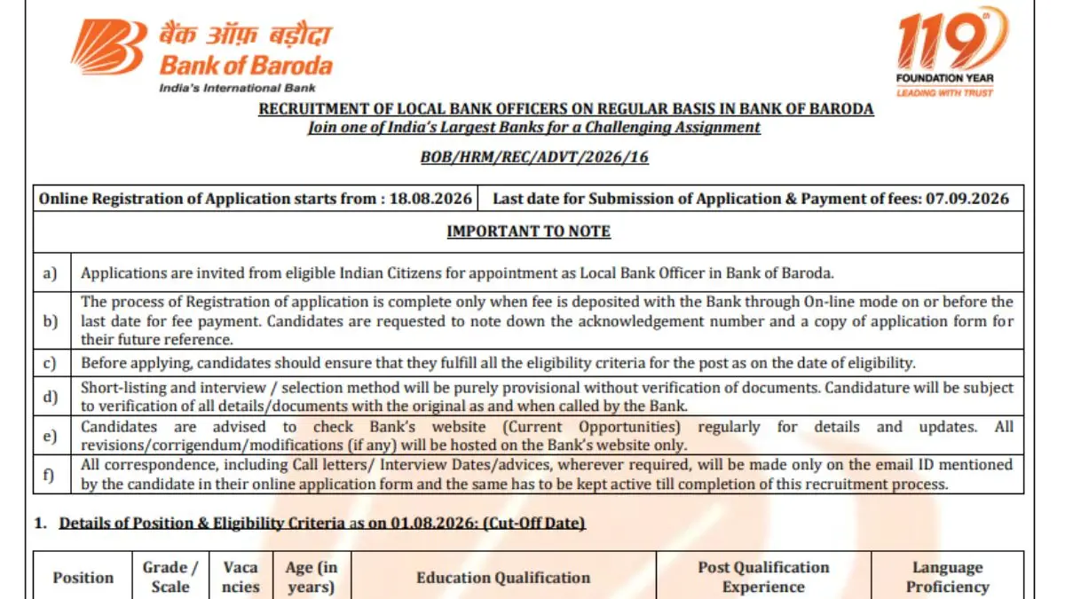 BOB LBO Notification 2026