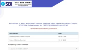 SBI Clerk Admit Card 2026 Out @sbi.bank.in, Direct Download Link Active Now