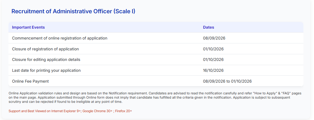 UIIC AO Apply Online 2026 Last Date Extended, Last Date 1st October 4 Apply Online