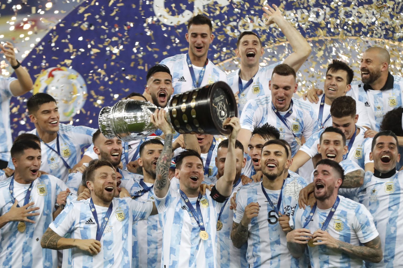 Argentina beats Brazil to Lift Copa America 2021|അർജന്റീന ബ്രസീലിനെ തോൽപ്പിച്ച്‌ കോപ അമേരിക്ക 2021 ഉയർത്തി_30.1