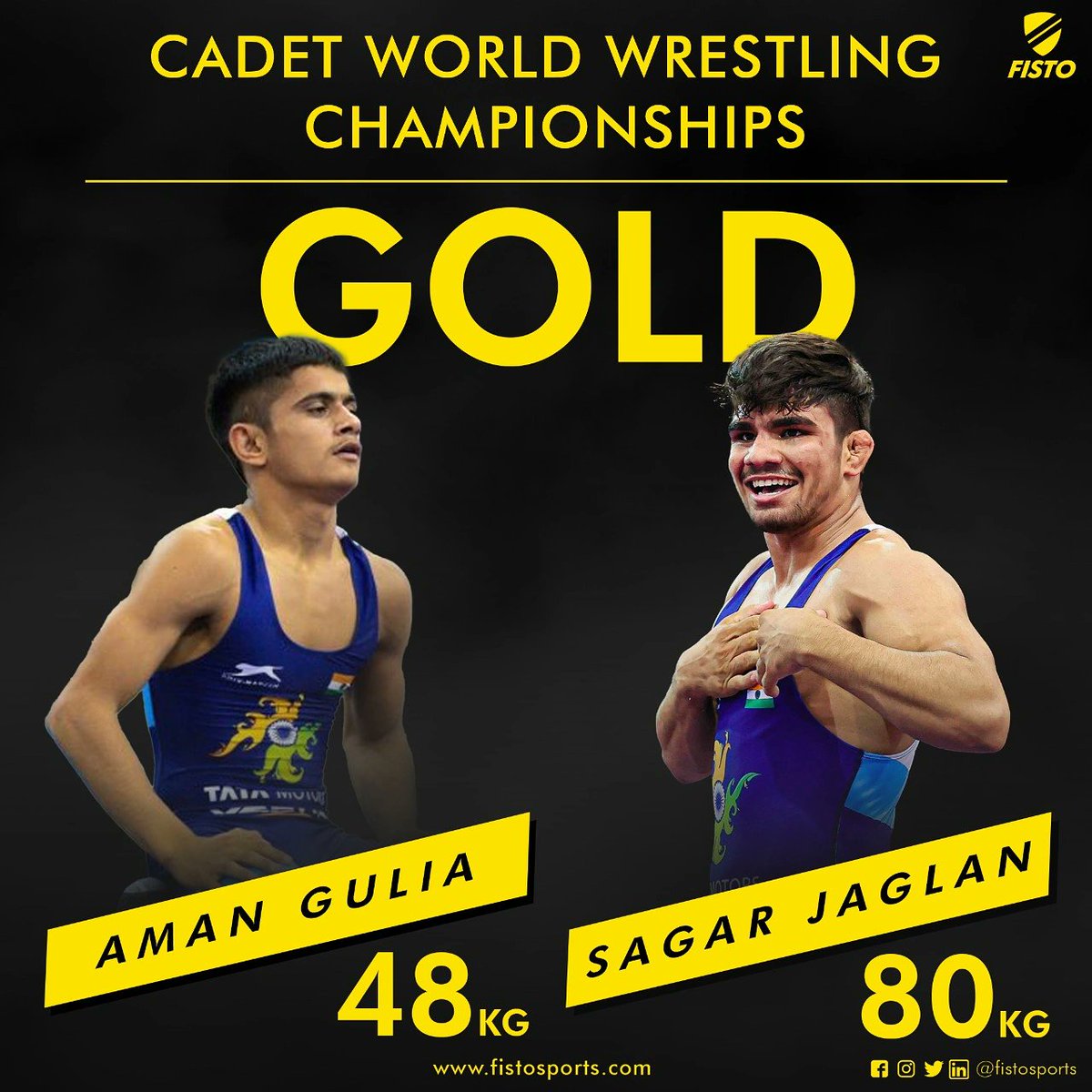 Aman Gulia and Sagar Jaglan become cadet world champions| അമാൻ ഗുലിയയും സാഗർ ജഗ്ലാനും കേഡറ്റ് ലോക ചാമ്പ്യന്മാരായി_40.1