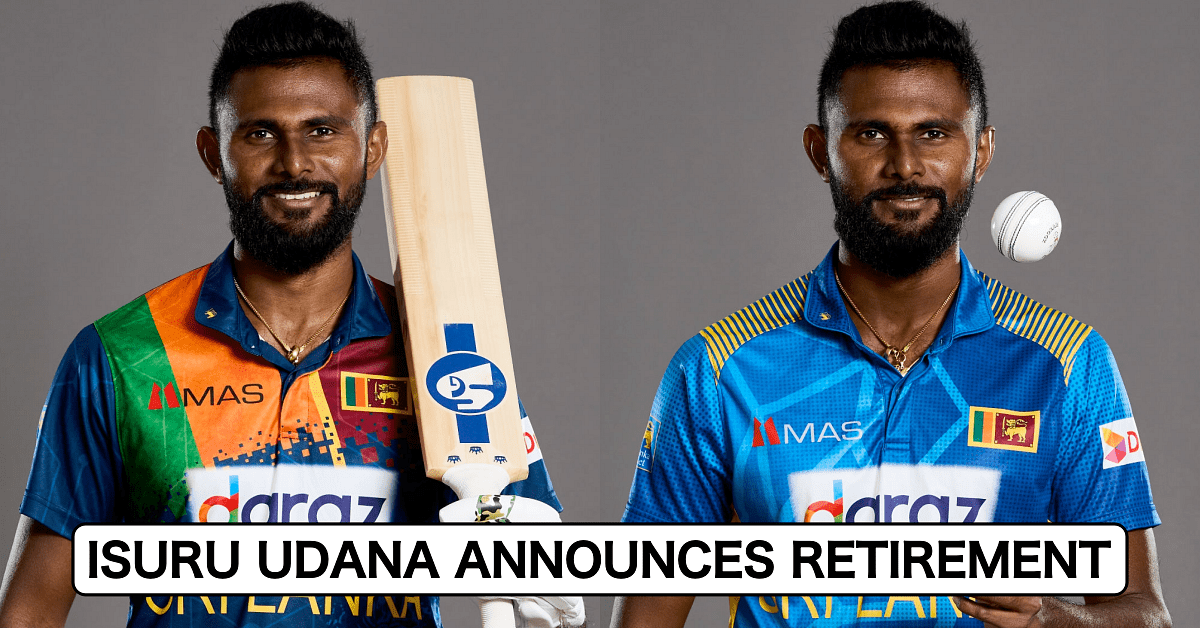 Sri Lanka bowling all-rounder Isuru Udana retires from international cricket| ശ്രീലങ്കയുടെ ബൗളിംഗ് ഓൾറൗണ്ടർ ഇസുറു ഉടാന അന്താരാഷ്ട്ര ക്രിക്കറ്റിൽ നിന്ന് വിരമിച്ചു_40.1