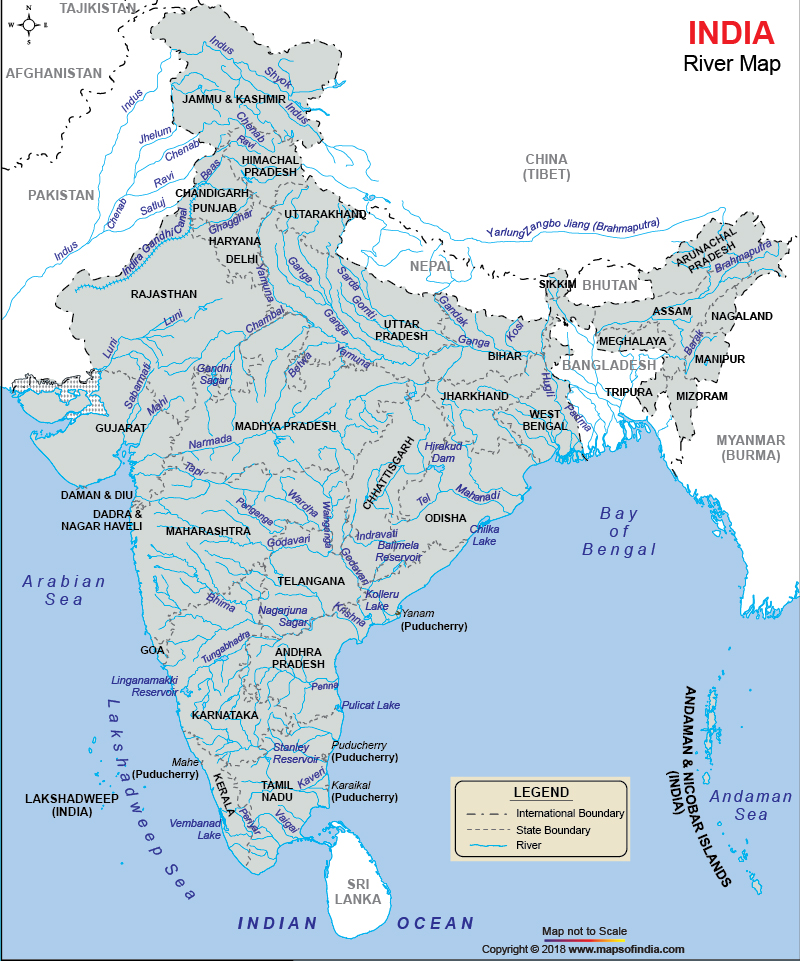 Rivers and Tributaries of India with Map|ഭൂപടത്തോടുകൂടിയ ഇന്ത്യയിലെ നദികളും പോഷകനദികളും_120.1