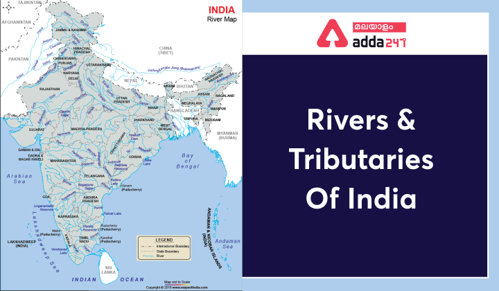 Rivers And Tributaries Of India with Map 