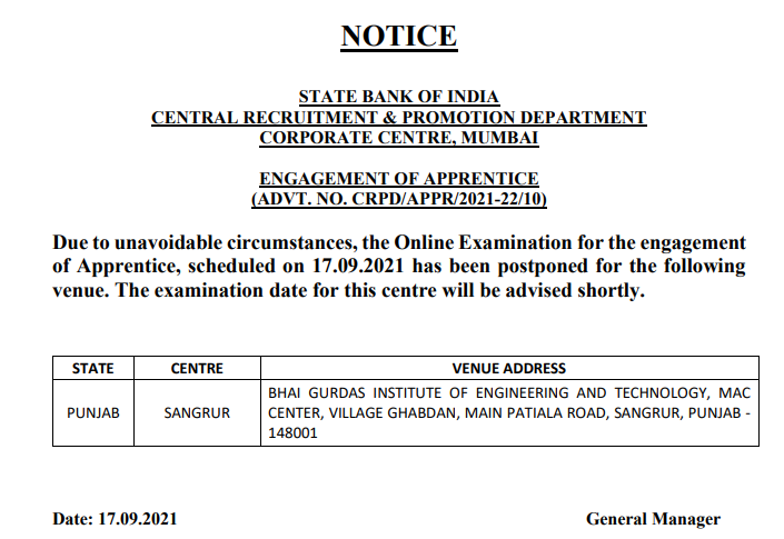 SBI Apprentice Admit Card 2021 Out Download Hall Ticket @sbi.co.in_60.1
