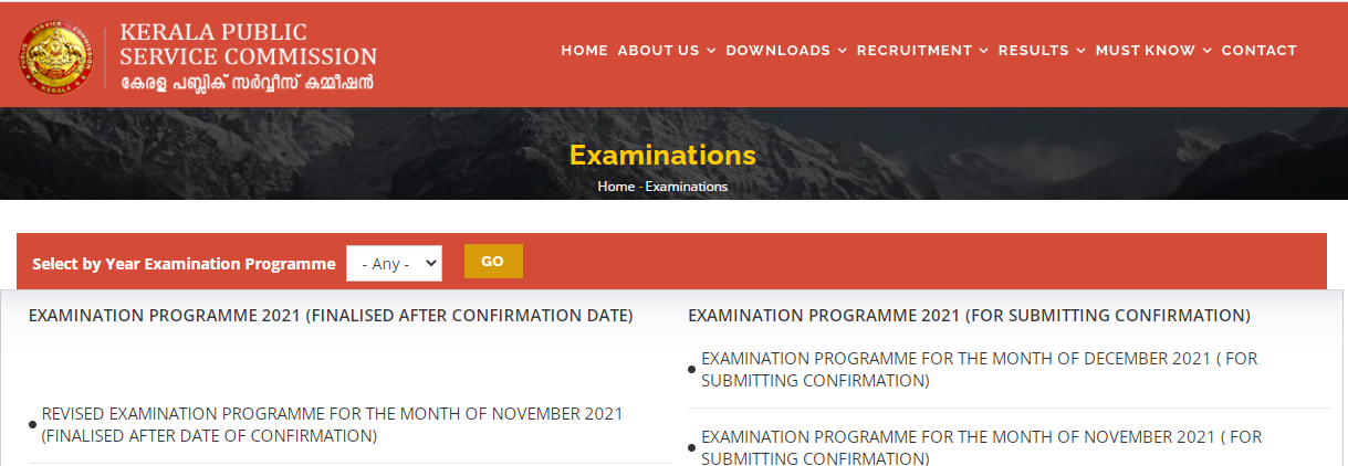 Kerala PSC Exam Calendar November (Revised) 2021| Check Upcoming Exams_50.1