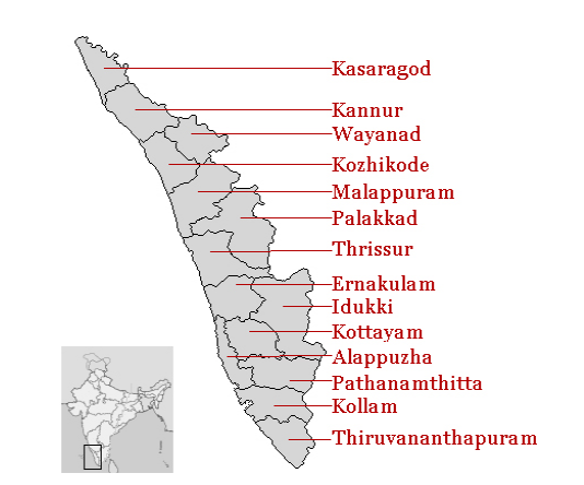 Districts for kerala (കേരളത്തിലെ ജില്ലകൾ)|KPSC & HCA Study Material_50.1