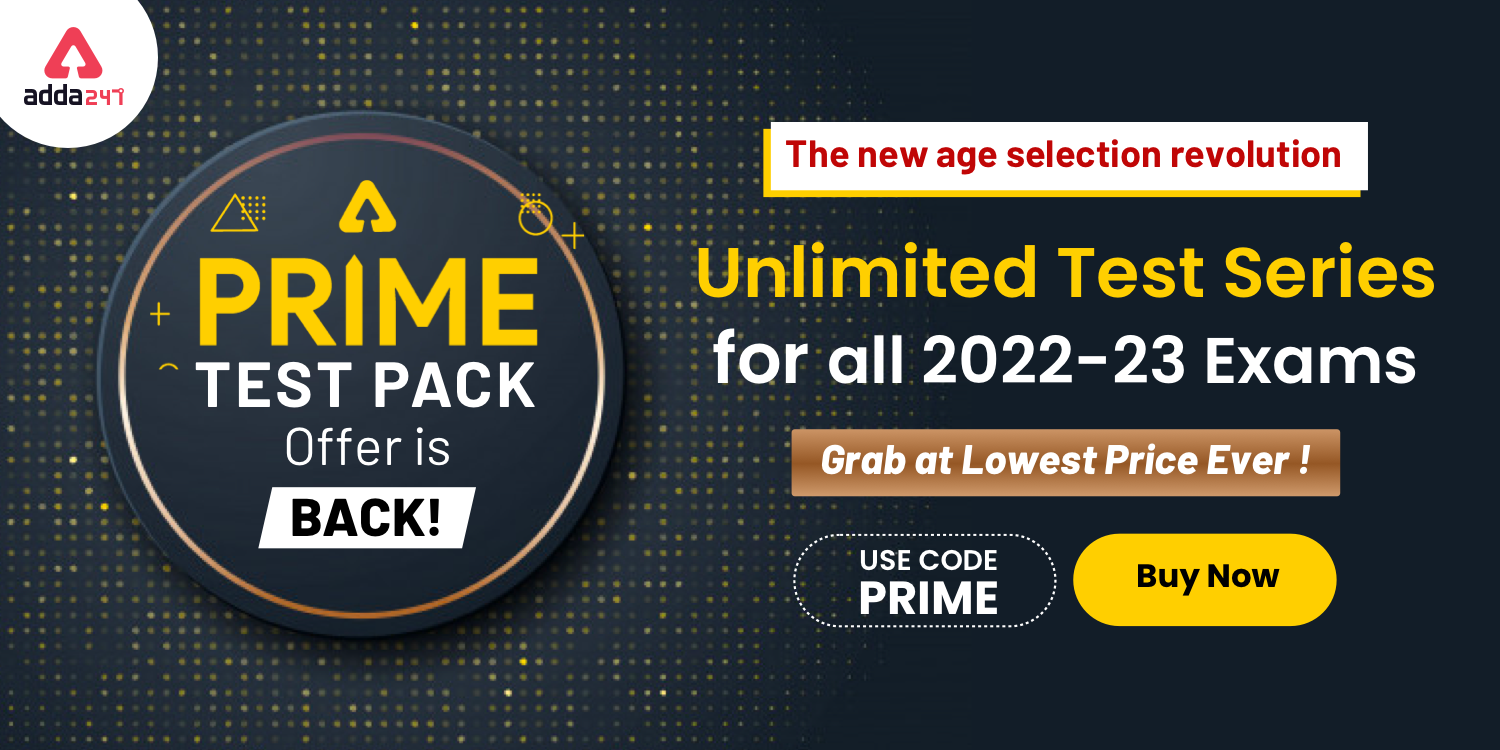 Prime Test Pack Offer| Unlimited Test Series for All 2022-23 Exams_40.1