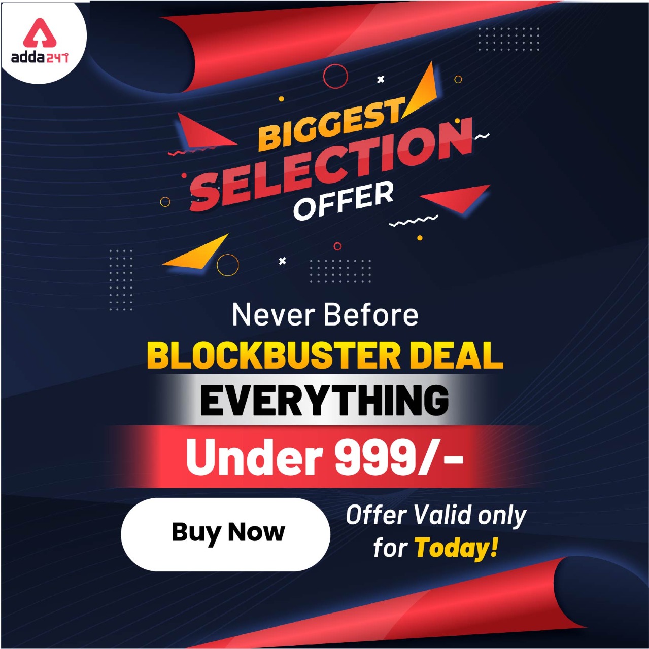 Biggest Selection Offer by Adda247 on Test Series [Just 999/-]_50.1