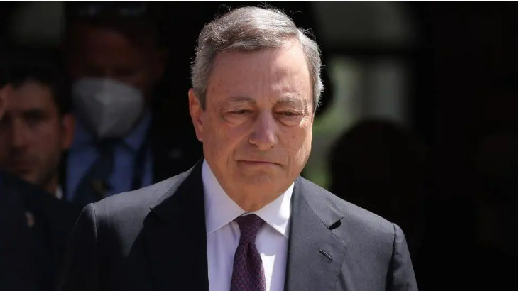 Italian Prime Minister Mario Draghi resigned