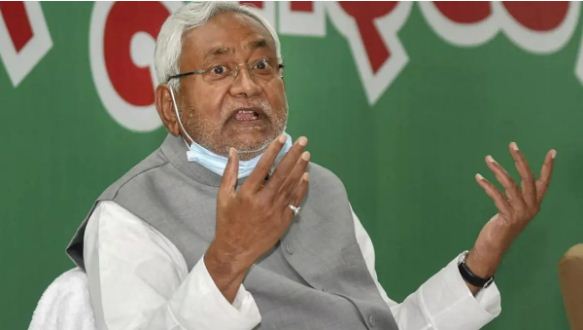 Nitish Kumar resigned as NDA chief minister in Bihar