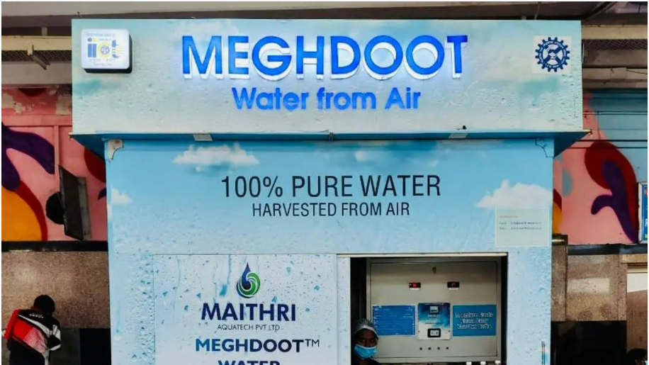 Indian Railway installed ‘Meghdoot’ machines at Mumbai stations