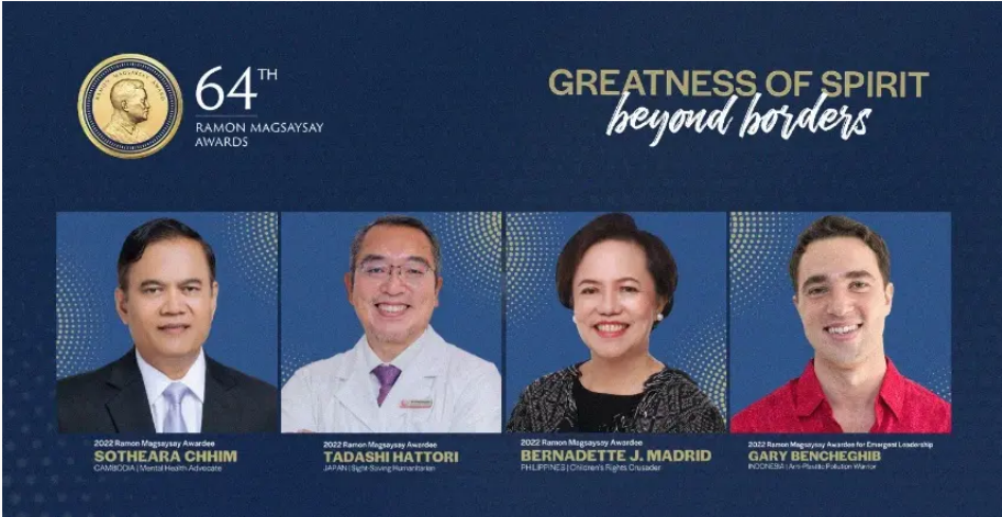 64th Ramon Magsaysay Award 2022 announced