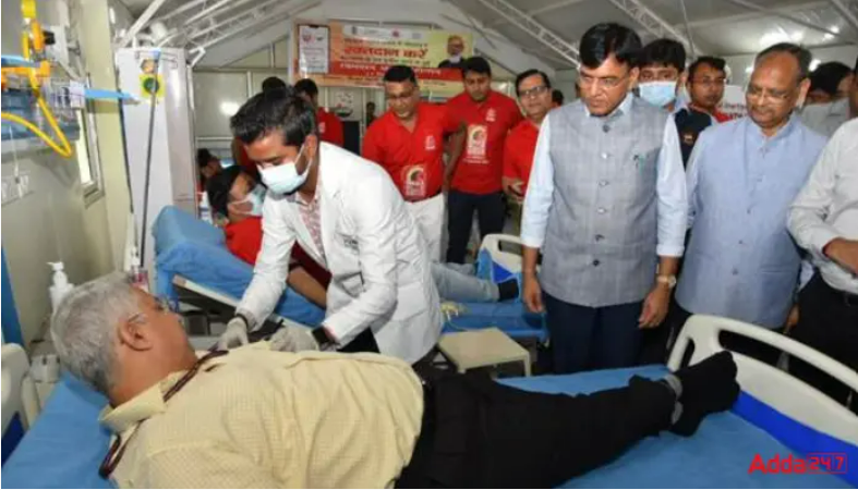 Health Minister Dr Mansukh Mandaviya launched Raktdaan Amrit Mahotsav