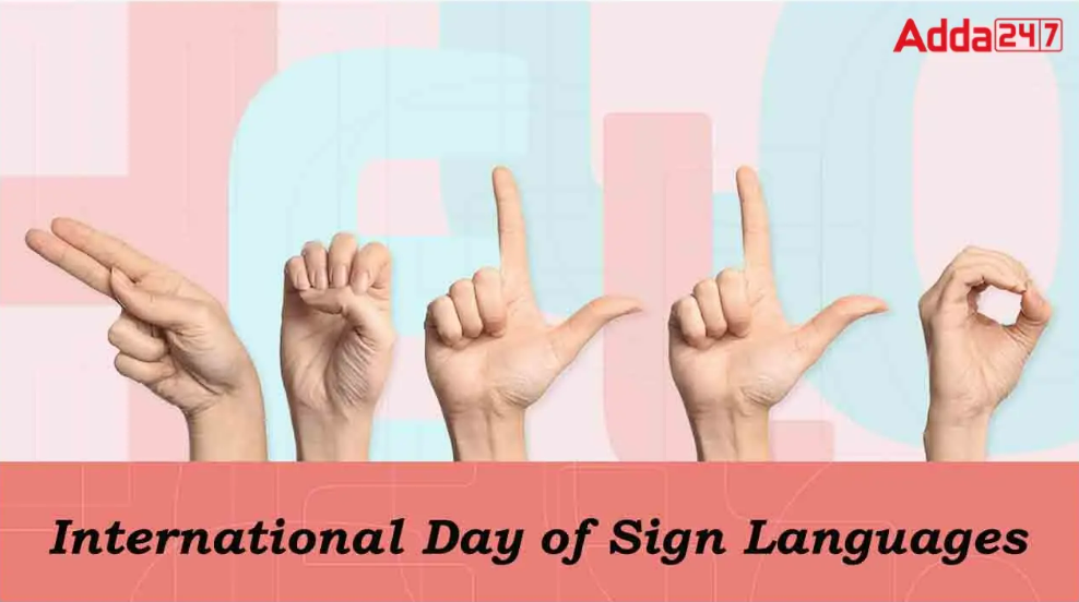 International Day of Sign Languages observed on 23 September