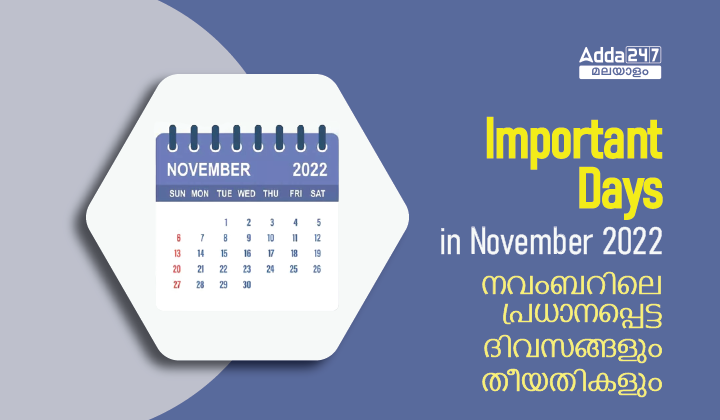 Important Days in November 2022