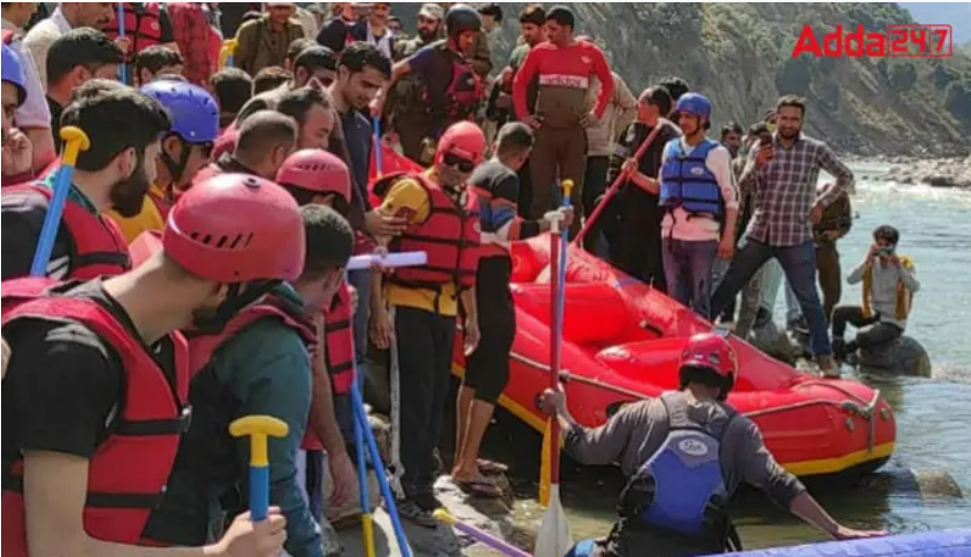 Chenab White Water Rafting Festival starts at Shibnote, J&K