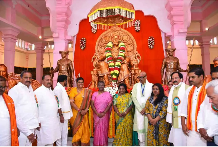 President Murmu Inaugurated Project Worth Rs 43.08 Cr at Srisailam Temple