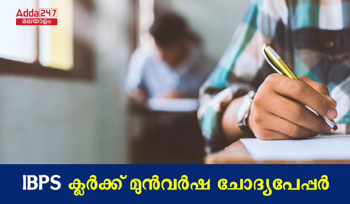 IBPS Clerk Previous Year Papers