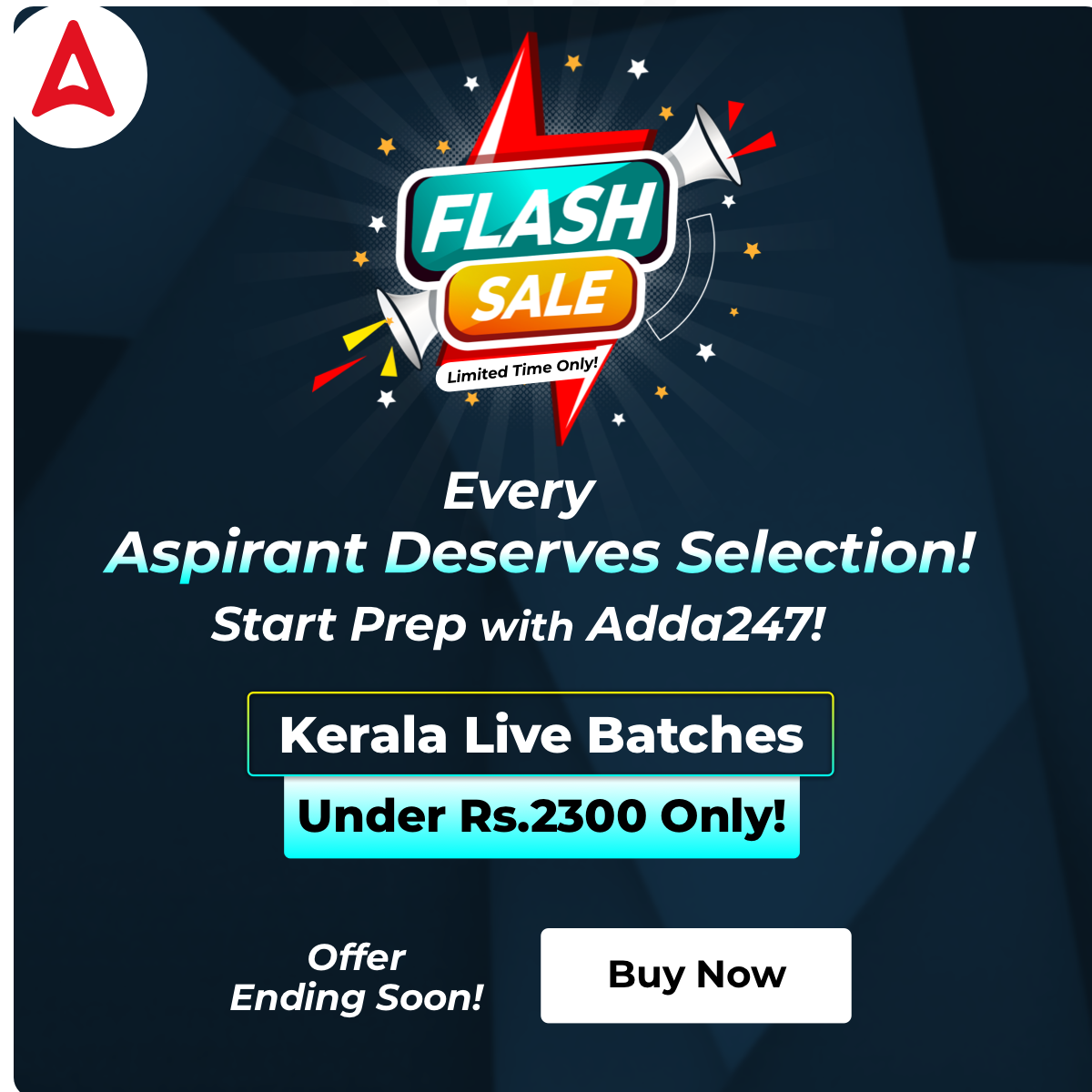 Flash Sale: എല്ലാ  ലൈവ് ക്ലാസുകൾക്കും 2300 രൂപ_4.1