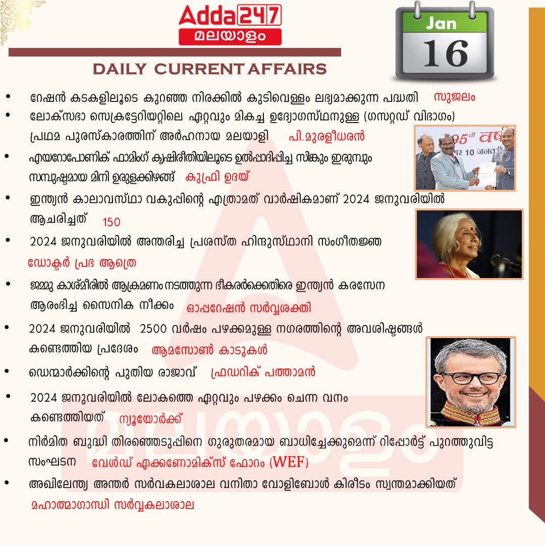 പ്രതിദിന കറന്റ് അഫയേഴ്സ് മലയാളത്തിൽ- 16 ജനുവരി 2024_3.1