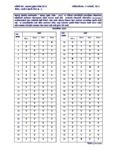 MPSC Group B Assistant Section Officer Mains Exam Paper 1 2014 Answer key – Marathi govt jobs_2.1