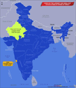 Largest State in India 2021 : List of All States by Area and Population_50.1