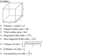 Mensuration Formula For 2D And 3D Shapes | 2D आणि 3D आकारांसाठी मेन्सुरेशन फॉर्म्युला_60.1