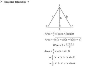 Mensuration Formula For 2D And 3D Shapes | 2D आणि 3D आकारांसाठी मेन्सुरेशन फॉर्म्युला_100.1