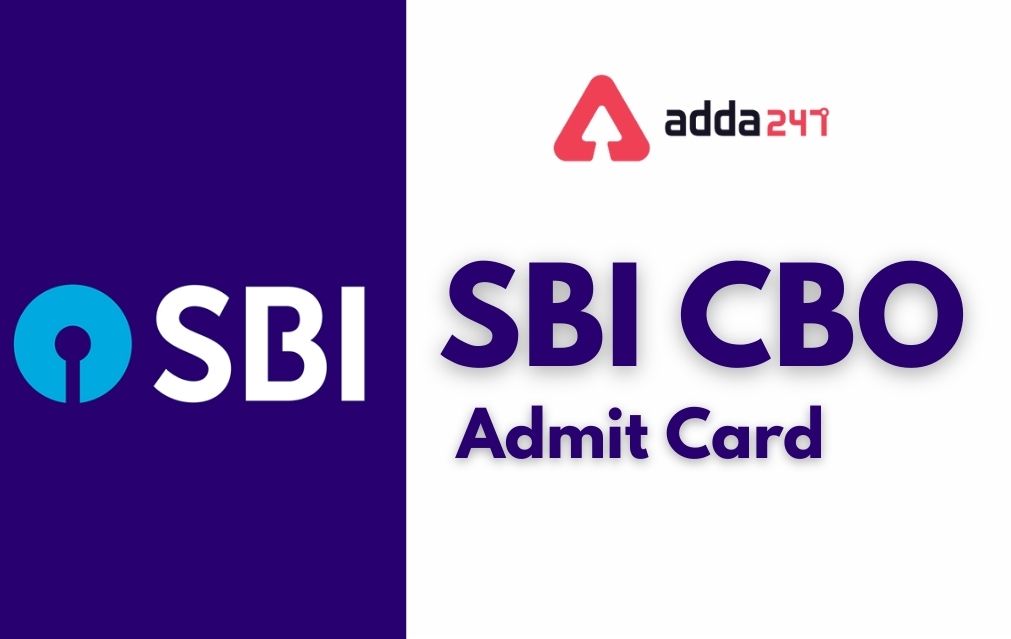 SBI CBO Admit Card 2022 Out, Circle Based Officer Call Letter_40.1