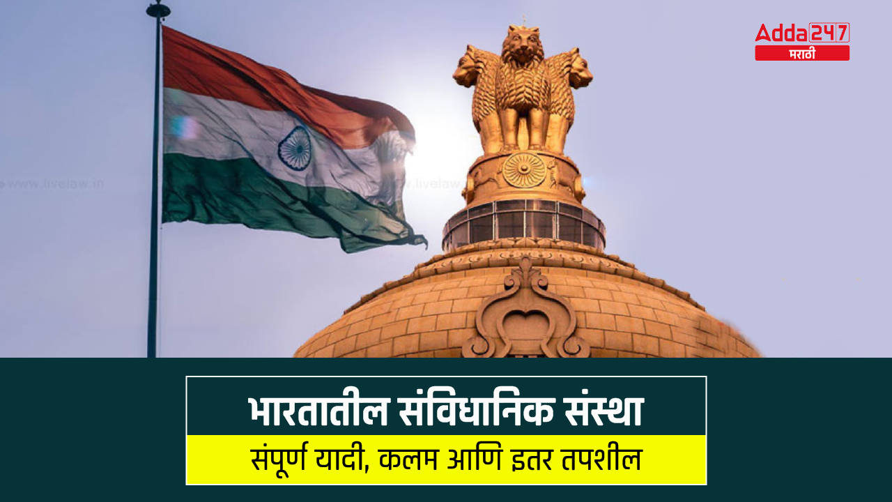 भारतातील संविधानिक संस्था