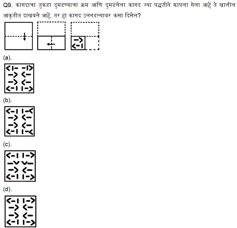 नगरपरिषद भरती परीक्षा बुद्धिमत्ता चाचणी क्विझ : 4 नोव्हेंबर 2023_6.1
