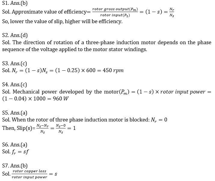 DFCCIL ELECTRICAL QUIZ, DFCCIL 3-PHASE INDUCTION MOTOR MCQS |_30.1