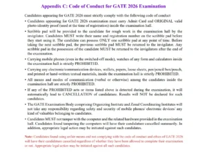 GATE 2026 Exam Day Checklist, Check Carry Items, Prohibited Items, Dress Code and Reporting Time 4 GATE Exam Guidelines 2026