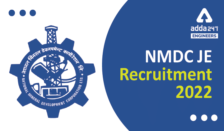 nmdc jo recruitment 2022