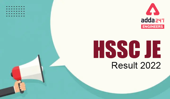 HSSC JE Result 2022
