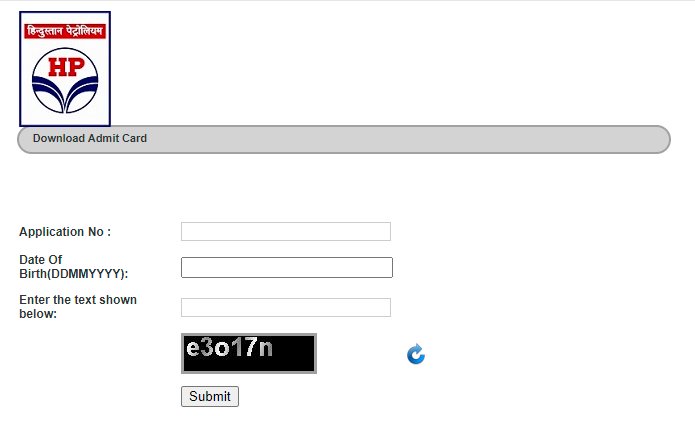 Admit Card