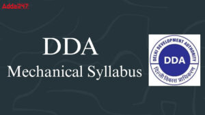 DDA JE Mechanical Syllabus 2025
