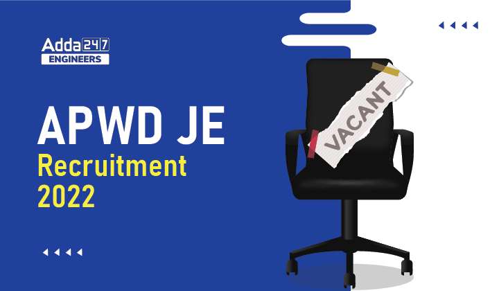 APWD JE Recruitment 2022