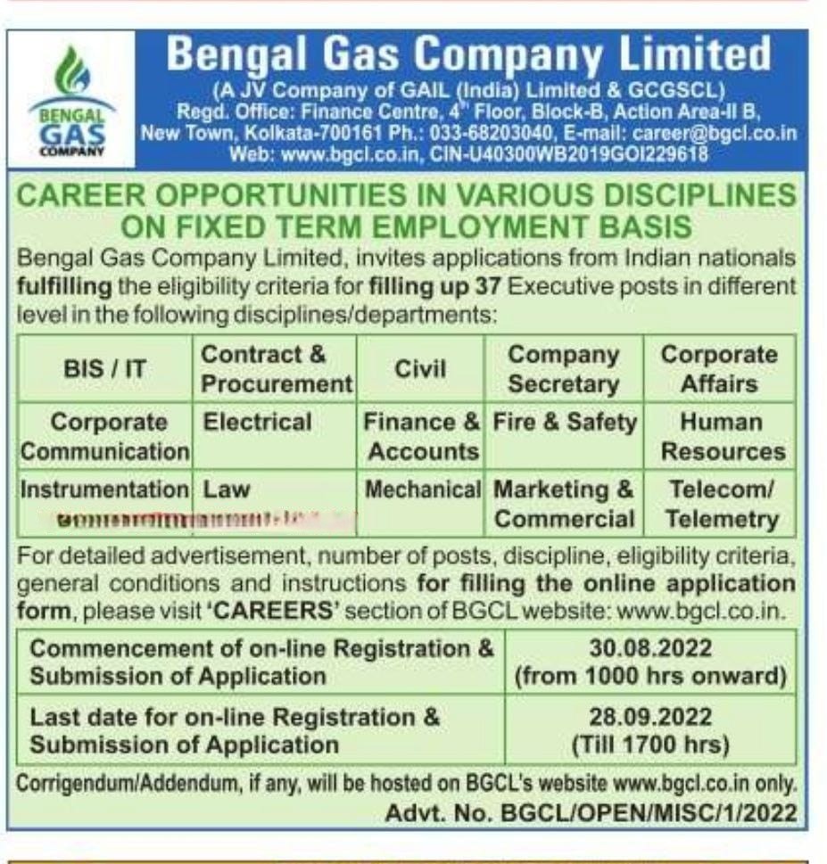Govt. Job Notification
