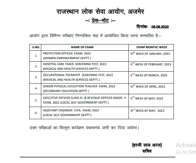 Exam Date